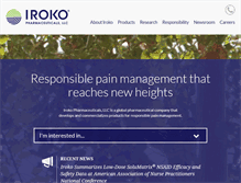 Tablet Screenshot of iroko.com